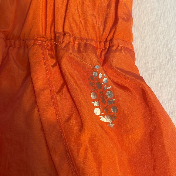 Free People Movement Orange The Way Home Shorts - Picture 5 of 9